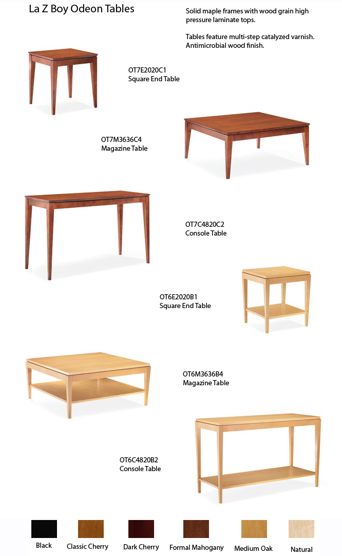 La Z Boy Odeon Tables